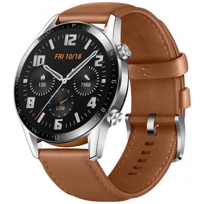 Smart Saat Huawei Smart Watch GT2 Classic 46 mm Pebble Brown